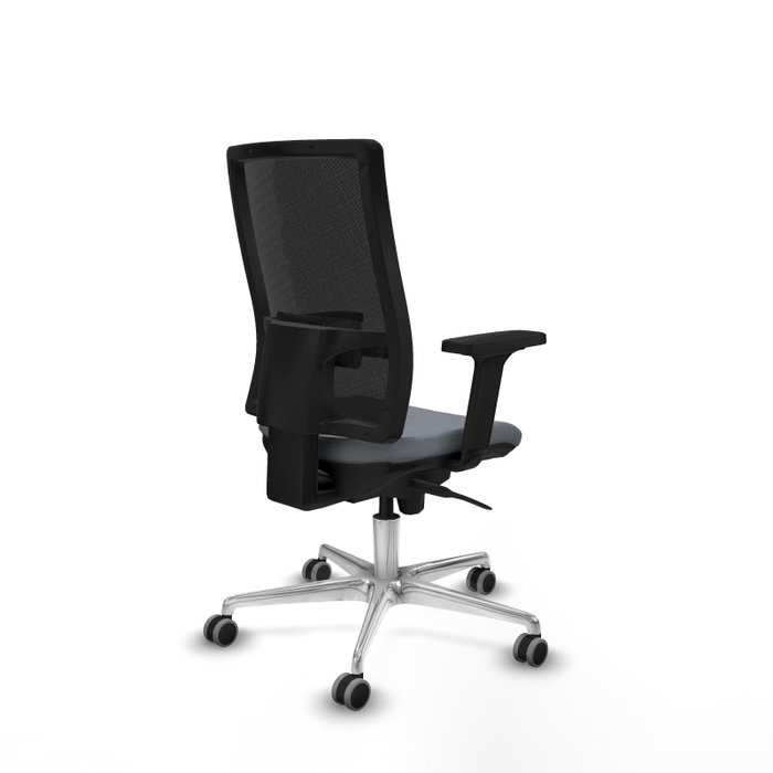 PIQUERAS Y CRESPO Silla de oficina Horna con Mecanismo Sincro, Gris y Negro PIQUERAS Y CRESPO Silla de oficina Horna con Mecanismo Sincro, Gris y Negro