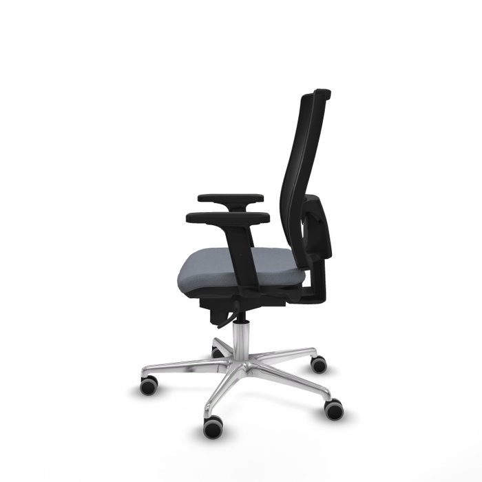 PIQUERAS Y CRESPO Silla de oficina Horna con Mecanismo Sincro, Gris y Negro PIQUERAS Y CRESPO Silla de oficina Horna con Mecanismo Sincro, Gris y Negro