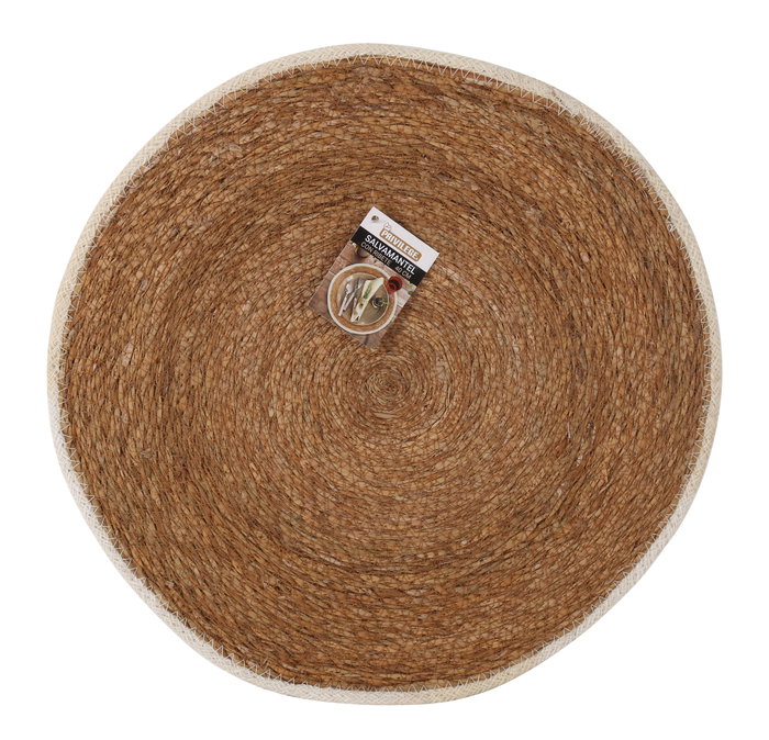 Privilege Salvamanteles Seagrass con Ribete, 40 cm (36 Unidades)