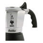 Bialetti Brikka 4 Tazas Negro y Acero inoxidable