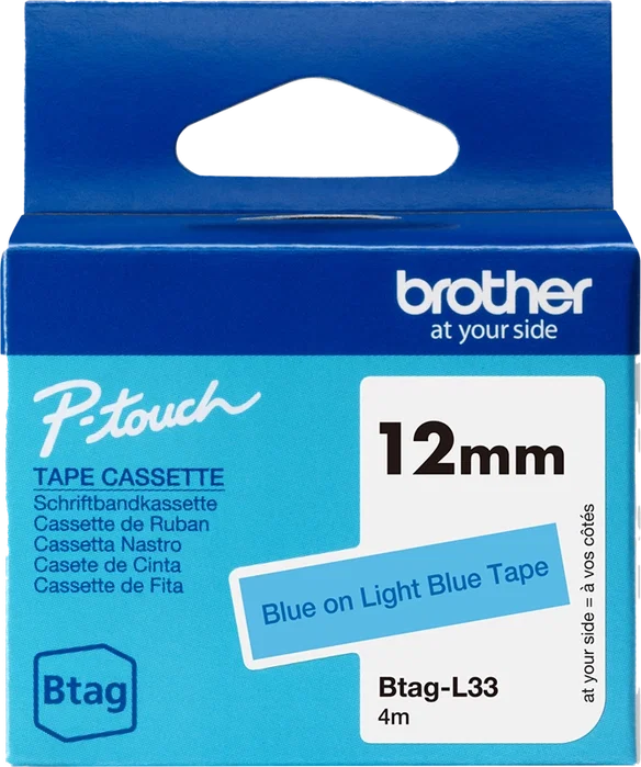 Brother Btag-L33 Cinta mecanográfico Brother Btag-L33 Cinta mecanográfico