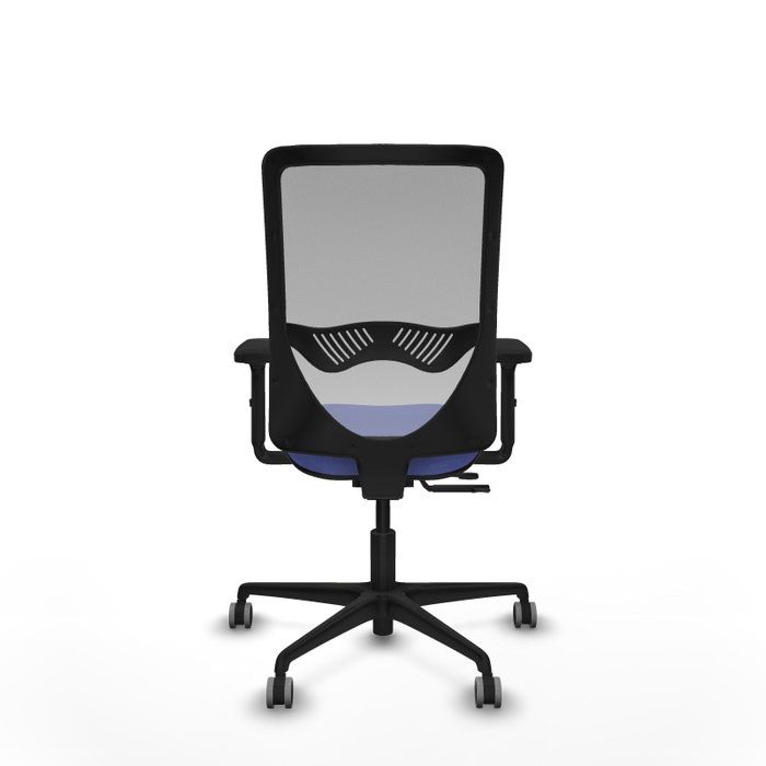 PIQUERAS Y CRESPO Silla de oficina Zulema Azul claro y Gris