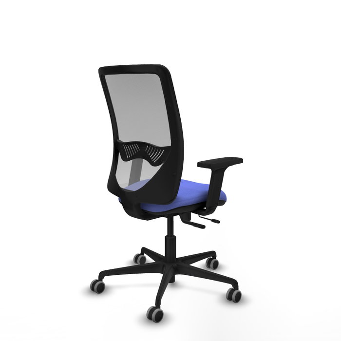 PIQUERAS Y CRESPO Silla de oficina Zulema Azul claro y Gris