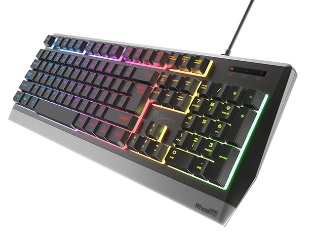 Genesis Rhod 300 RGB Teclado Cableado Qwerty Layout Polaco USB 2.0 12 Teclas Multimedia Retroiluminación RGB Genesis Rhod 300 RGB Teclado Cableado Qwerty Layout Polaco USB 2.0 12 Teclas Multimedia Retroiluminación RGB