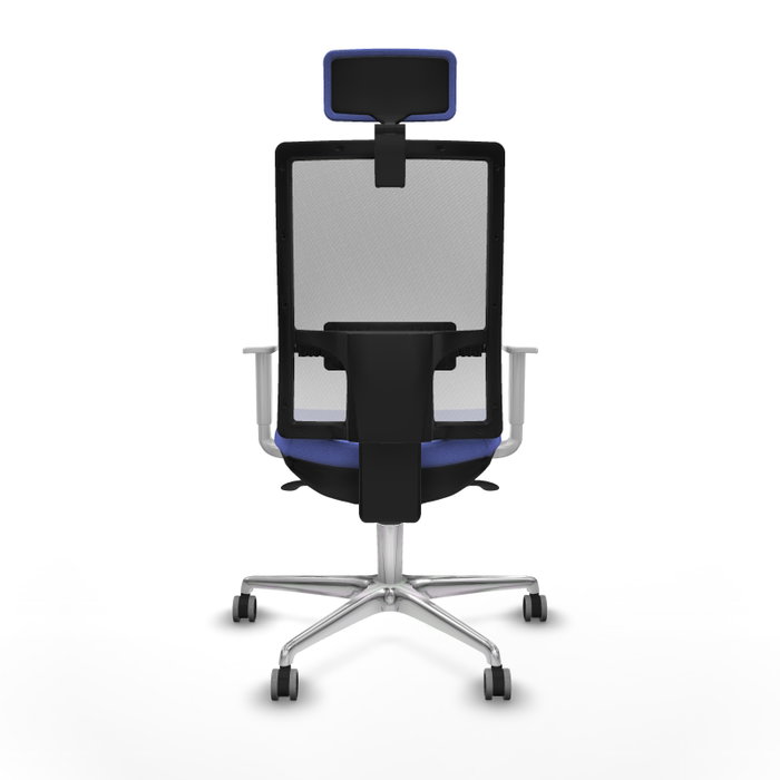 PIQUERAS Y CRESPO Silla de oficina Horna con mecanismo Sincro, Azul claro y Blanco PIQUERAS Y CRESPO Silla de oficina Horna con mecanismo Sincro, Azul claro y Blanco