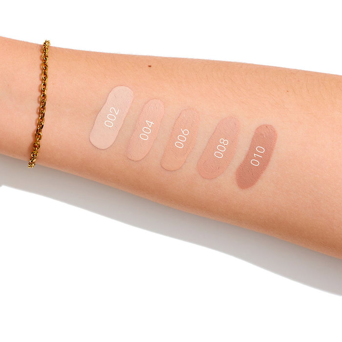 Gosh DEWY Foundation Drops - Base de Maquillaje Gotas Tratamiento Glass Skin, SPF15, Acabado Natural Ligero e Hidratante, Ton #008-Tan, 12 gr
