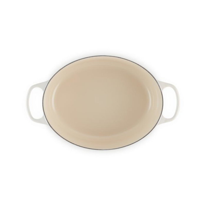 Le Creuset Signature Casserole oval 31 cm Meringue