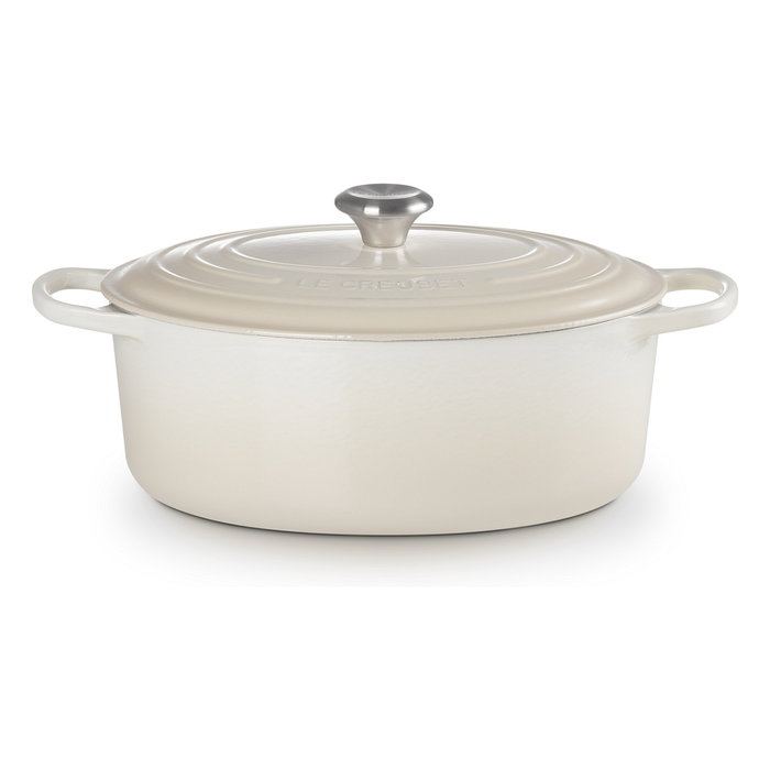 Le Creuset Signature Casserole oval 31 cm Meringue Le Creuset Signature Casserole oval 31 cm Meringue