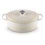 Le Creuset Bräter 31cm, 6.3L, Ovalado, Meringue, Hierro Fundido