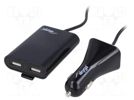 AKYGA Alimentador USB con 4 puertos USB-A, AK-CH-10