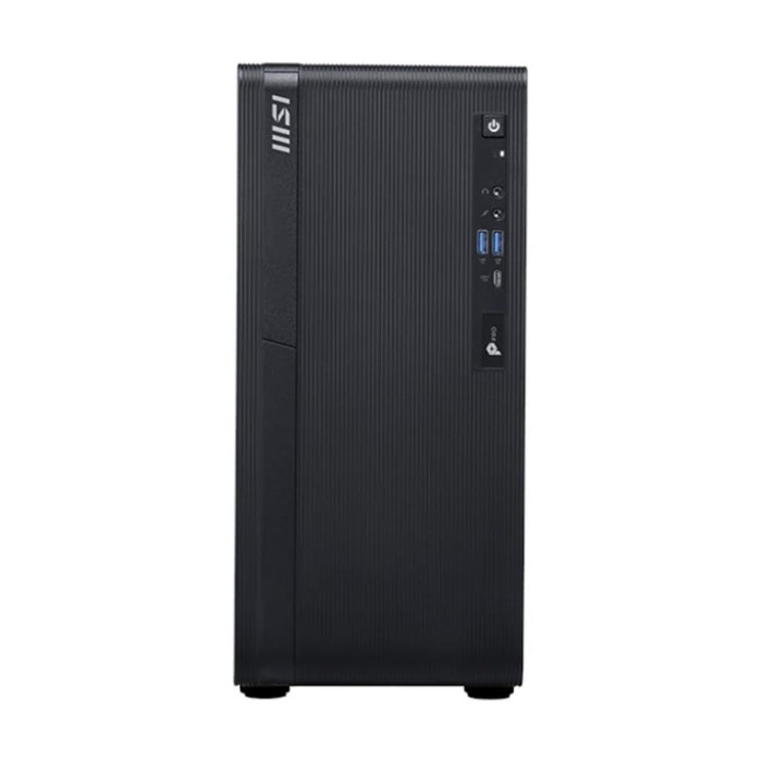 MSI Pro DP80 A14G-017BEU Barebone Sobremesa Negro con Procesador Intel Core i3-14100 (14ª Generación), 4 Núcleos, 3.5 GHz, 12 MB Caché, DDR5, M.2, HDMI 2.1, USB-C, Sin RAM/SSD/SO