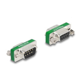 DeLOCK Filtro de supresión de interferencias RF/EMI D-Sub 9 pin macho a hembra