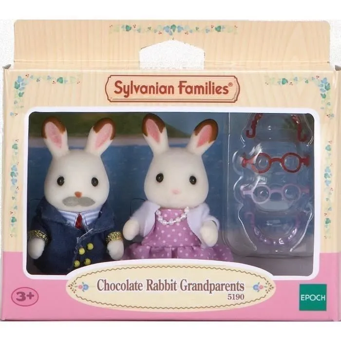 Sylvanian Families 5190 Abuelos Chocolate Conejo Figuras Muñecos Juguetes para Niños Niñas Sylvanian Families 5190 Abuelos Chocolate Conejo Figuras Muñecos Juguetes para Niños Niñas