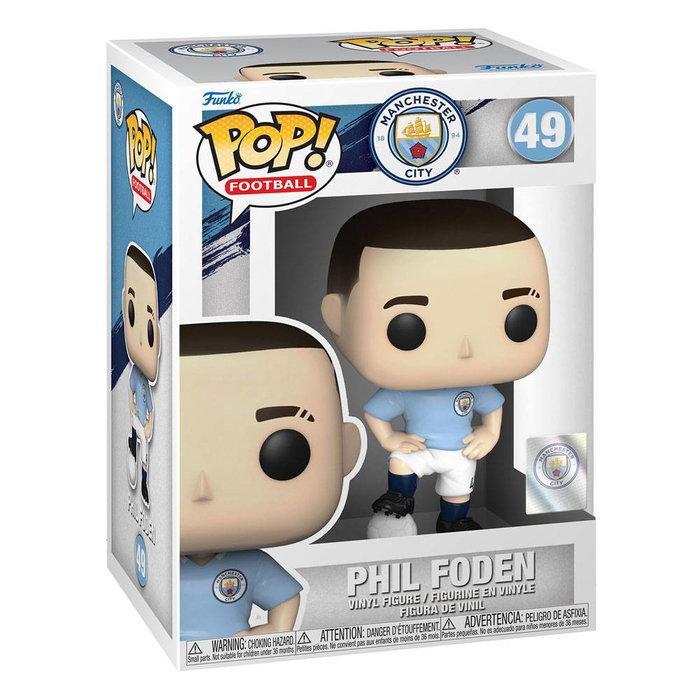 Funko Manchester City F.C. POP! Phil Foden Figura de Vinilo 9 cm