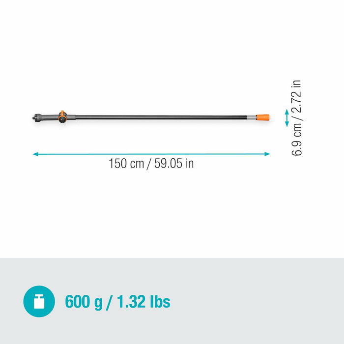 Gardena Mango de limpieza conductor de agua Cleansystem 150 cm