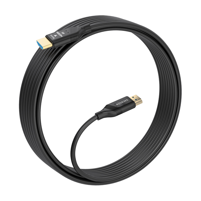 AISENS A148-0928 Cable HDMI 2.0 de 10m, Tipo A Macho, Negro, Soporte 4K@60Hz, HDR10, Ethernet, ARC