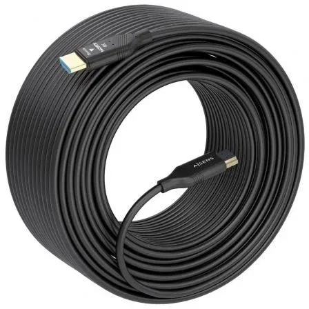 Aisens A148-0928 Cable HDMI 2.0 AOC Premium 4K 10m Negro Macho-Macho Alta Velocidad 18Gbps Aisens A148-0928 Cable HDMI 2.0 AOC Premium 4K 10m Negro Macho-Macho Alta Velocidad 18Gbps