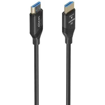 Aisens A148-0928 Cable HDMI 2.0 AOC Premium 4K 10m Negro Macho-Macho Alta Velocidad 18Gbps Aisens A148-0928 Cable HDMI 2.0 AOC Premium 4K 10m Negro Macho-Macho Alta Velocidad 18Gbps