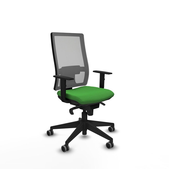 PIQUERAS Y CRESPO Silla de oficina Horna Verde con Mecanismo Sincro PIQUERAS Y CRESPO Silla de oficina Horna Verde con Mecanismo Sincro