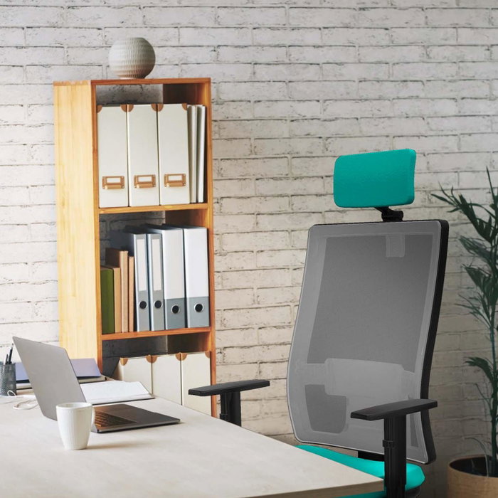 PIQUERAS Y CRESPO Silla de oficina Horna con mecanismo Sincro, Morado y Gris PIQUERAS Y CRESPO Silla de oficina Horna con mecanismo Sincro, Morado y Gris