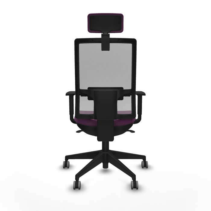 PIQUERAS Y CRESPO Silla de oficina Horna con mecanismo Sincro, Morado y Gris PIQUERAS Y CRESPO Silla de oficina Horna con mecanismo Sincro, Morado y Gris