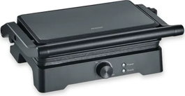 Severin KG 2391 Parrilla de contacto negro mate