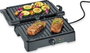 Severin KG 2391 Parrilla de contacto negro mate