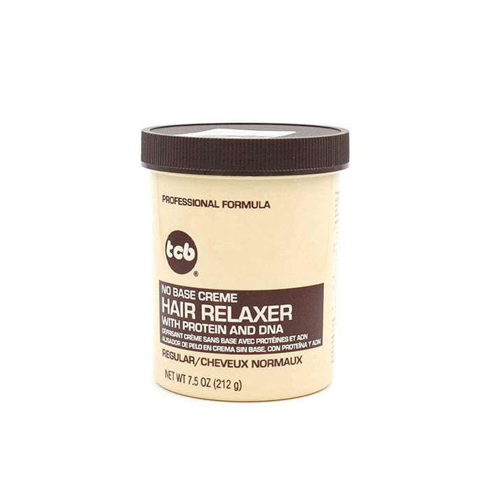 TCB Hair Relaxer With Protein And Dna Regular Crema Alisadora para Cabellos Rizados y Ondulados 212gr