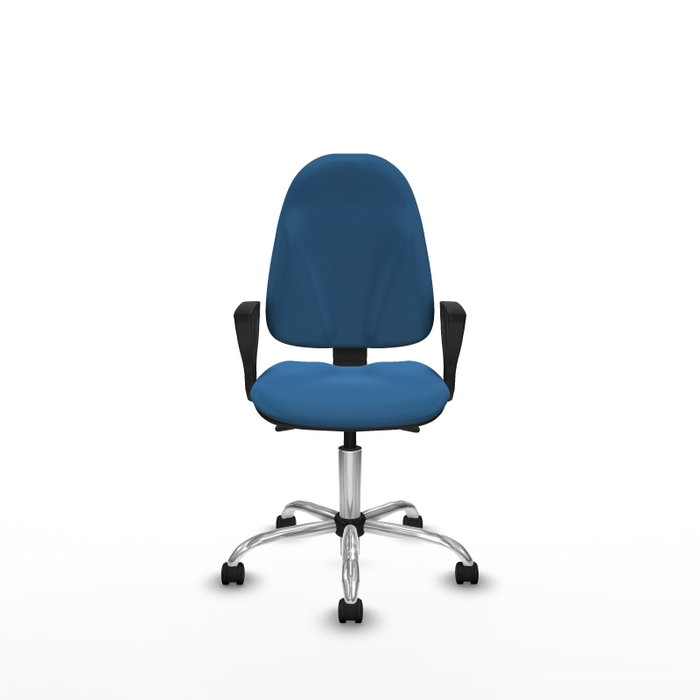 PIQUERAS Y CRESPO Silla de oficina Algarra Azul claro con mecanismo Asincro