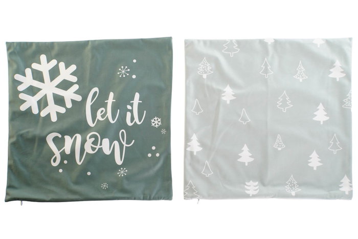 DKD Home Decor Funda de Cojín de Poliéster con Acabado de Terciopelo, Surtido de 2 Unidades DKD Home Decor Funda de Cojín de Poliéster con Acabado de Terciopelo, Surtido de 2 Unidades