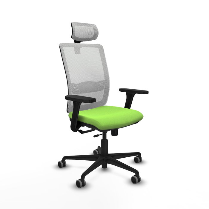 PIQUERAS Y CRESPO Silla de oficina Haches Pistacho y Blanco PIQUERAS Y CRESPO Silla de oficina Haches Pistacho y Blanco