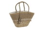 DKD Home Decor Bolso de Seagrass y Yute con Conchas