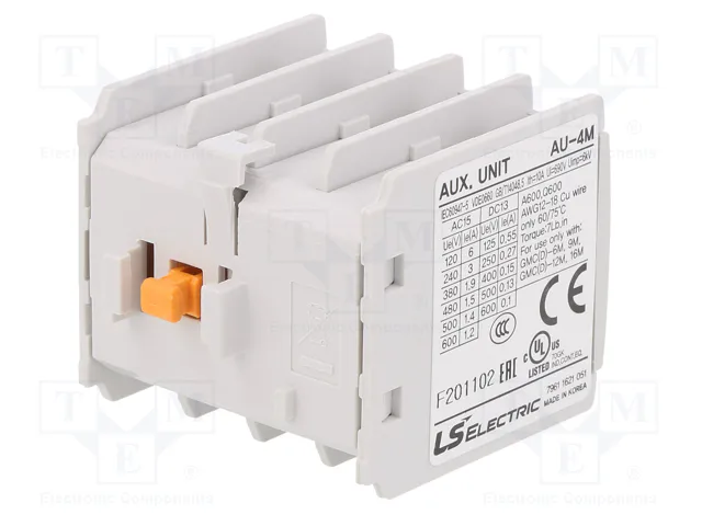 LS ELECTRIC Contactores auxiliares NO x4 con agarres de tornillo