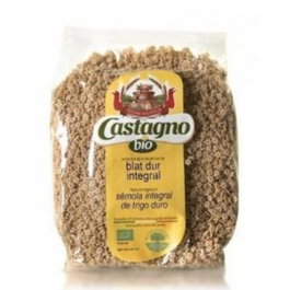 CASTAGNO Estrellitas Pasta de Trigo Duro Integral 500g - Ecológico - Sin sal - Alto en fibra