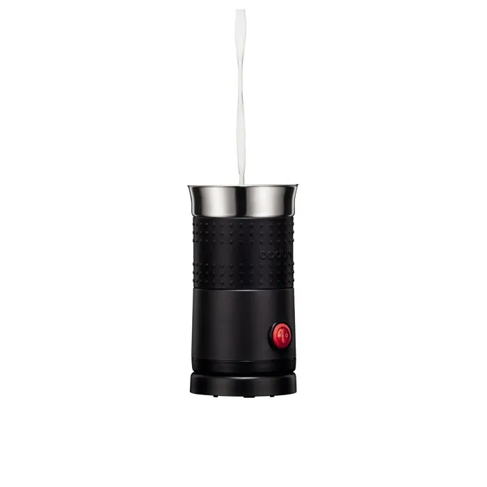 Bodum Bistro Espumador y Calentador de Leche Eléctrico, 500 W, 0,3 Litros, Color Negro - BOD0699965407704