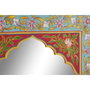 DKD Home Decor Espejo de Pared Floral Multicolor Pintado a Mano