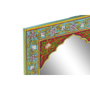 DKD Home Decor Espejo de Pared Floral Multicolor Pintado a Mano