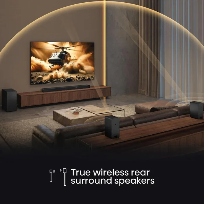 Hisense AX5140Q Barra de Sonido 5.1.4 Canales 600 W Negro