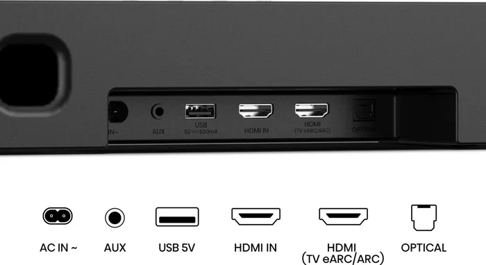 Hisense AX5140Q Barra de Sonido 5.1.4 Canales 600 W Negro