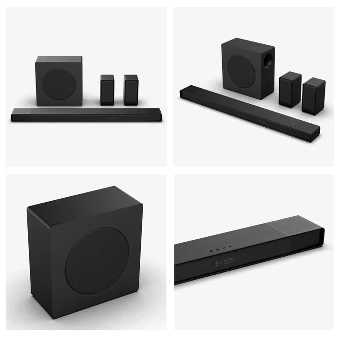 Hisense AX5140Q Barra de Sonido 5.1.4 Canales 600 W Negro