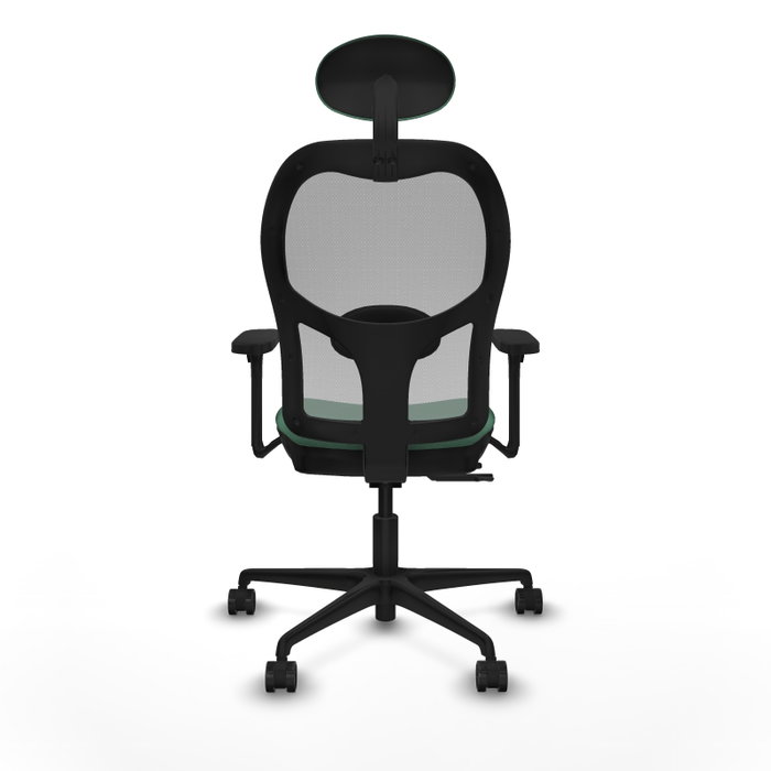 PIQUERAS Y CRESPO Silla de oficina Jorquera con mecanismo Sincro/Traslack, Verde esmeralda y Gris PIQUERAS Y CRESPO Silla de oficina Jorquera con mecanismo Sincro/Traslack, Verde esmeralda y Gris