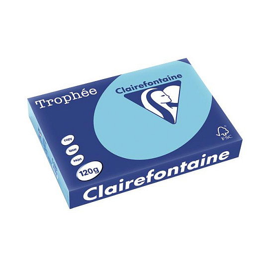 Clairefontaine Trophée Papel de impresión A4 Azul claro 250 hojas Clairefontaine Trophée Papel de impresión A4 Azul claro 250 hojas