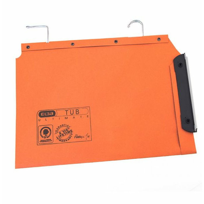 GIO BY ELBA Carpeta Colgante Kraft Naranja con Visor Lateral GIO BY ELBA Carpeta Colgante Kraft Naranja con Visor Lateral