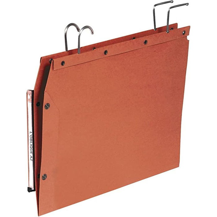 GIO BY ELBA Carpeta Colgante Kraft Naranja con Visor Lateral GIO BY ELBA Carpeta Colgante Kraft Naranja con Visor Lateral