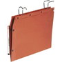GIO BY ELBA Carpeta Colgante Kraft Naranja con Visor Lateral