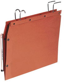 Carpeta Colgante Elba Cart.Tub D Con Ganchos Visor Lateral V Kraft Naranja 240G 250X350Mm Paquete De 25 (50700/Sp0020)