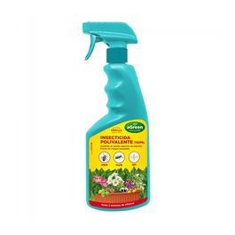 Agreen Insecticida Polivalente Pulverizador 750 ml contra Plagas como Pulgón, Chinche y Trips para Plantas Ornamentales en Jardinería Exterior