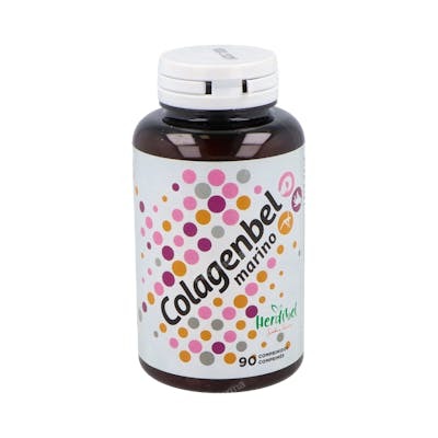 HERDIBEL Colagenbel 90 Comp. Colágeno Marino, Ácido Hialurónico y Vitamina C para Huesos, Cartílagos y Piel HERDIBEL Colagenbel 90 Comp. Colágeno Marino, Ácido Hialurónico y Vitamina C para Huesos, Cartílagos y Piel