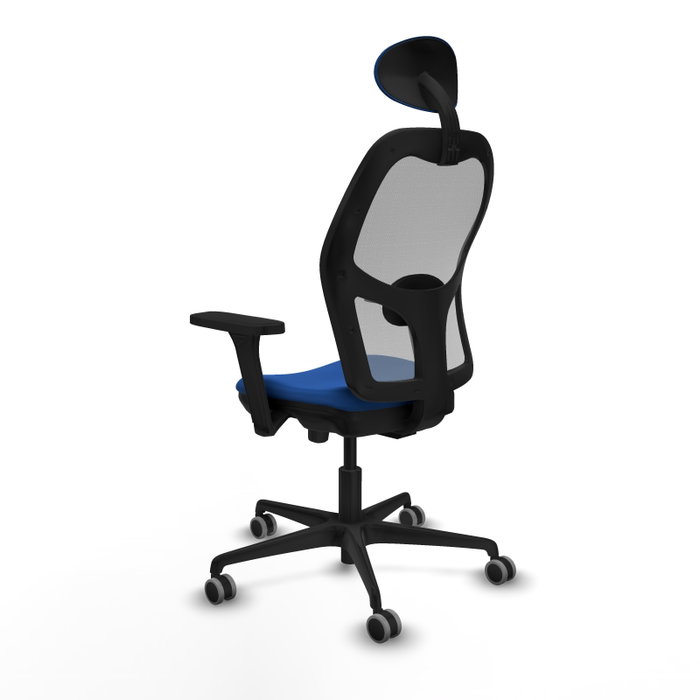 PIQUERAS Y CRESPO Silla de oficina Jorquera con mecanismo Sincro/Traslack, Azul y Gris PIQUERAS Y CRESPO Silla de oficina Jorquera con mecanismo Sincro/Traslack, Azul y Gris