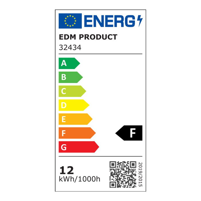 Edm Lámpara de pared o espejo LED 12W 1270lm 4000K Luz Día 60x12.8x5.10cm Edm Lámpara de pared o espejo LED 12W 1270lm 4000K Luz Día 60x12.8x5.10cm